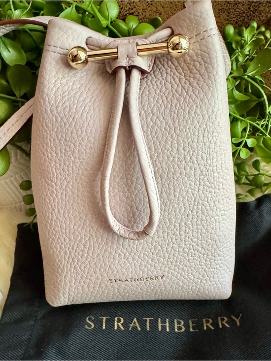 Strathberry Handbags - STRATHBERRY Lana Osette Leather Pouch in Lilac
